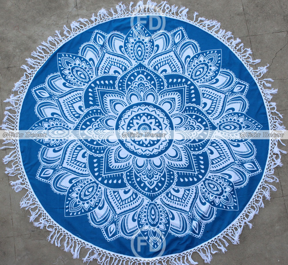 Fairdecor - Mandala tapestries wall hangings and Round Mandala: Round ...