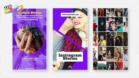Instagram Stories v5 - Apple Motion Template