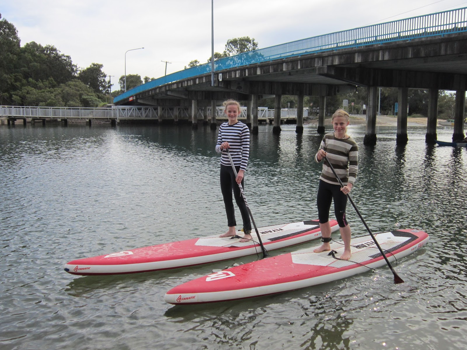 The trip to Australia Paddle boards, surfing, 1000m alt. and "starlights"