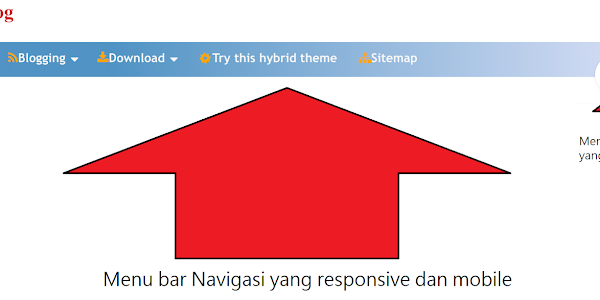 Bagaimana cara membuat menu navigasi responsive warna gradasi di template blogger contempo?
