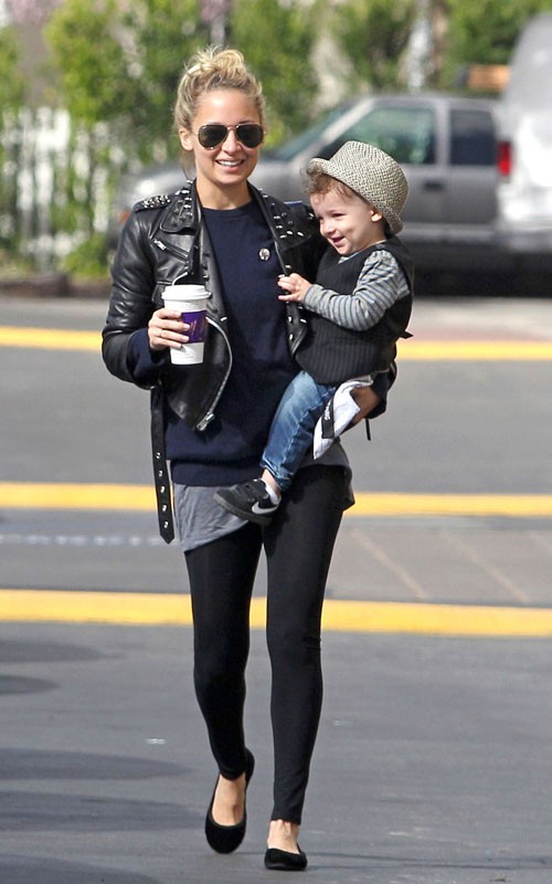 Lights, Camera.....FLASHDANCE! Spotted Nicole Richie And Son Sparrow