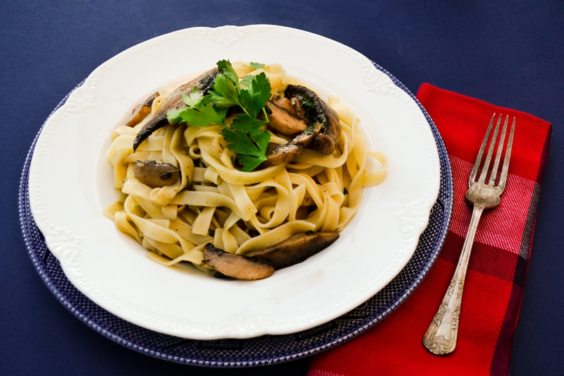 Gennaro's Garlic Mushroom Tagliatelle Recipe Tinned Tomatoes