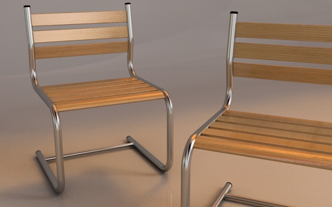 dining chair 3d model