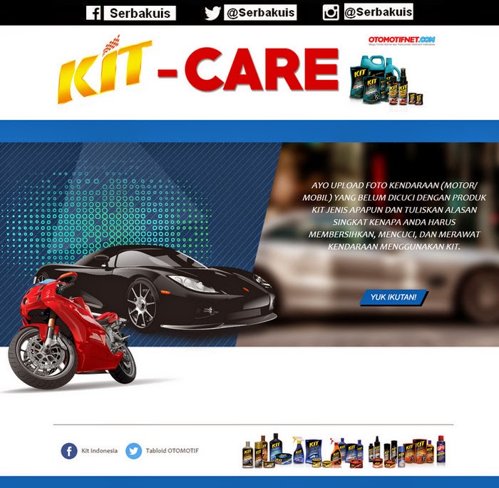 Kontes Foto Mobil dan Motor Kit Care Berhadiah Jutaan Rupiah