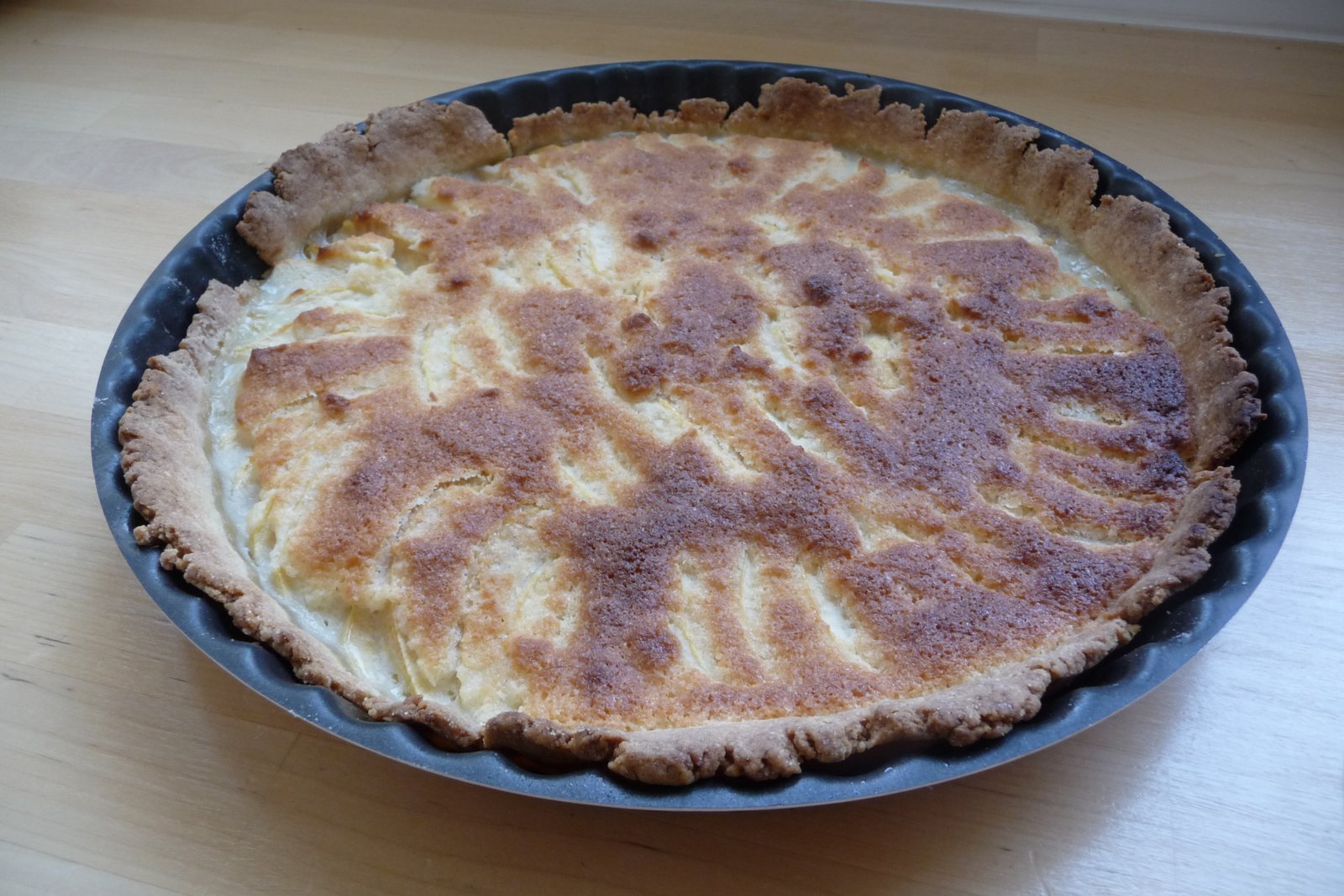 Tarte aux pommes et à la noix de coco