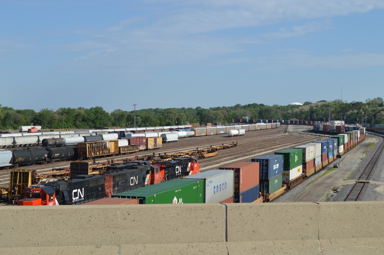 Towns and Nature Joliet, IL CN/EJ&E's Joliet Yard, Roundhouse and Shops