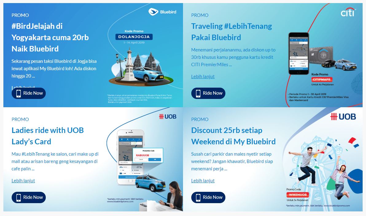 Apa Sajakah Jaringan dari Blue Bird Taxi?