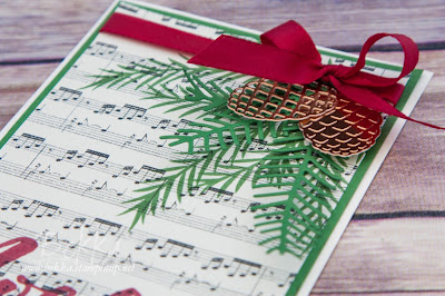 Christmas Pines Christmas Card.   Get your Christmas Crafting Supplies here