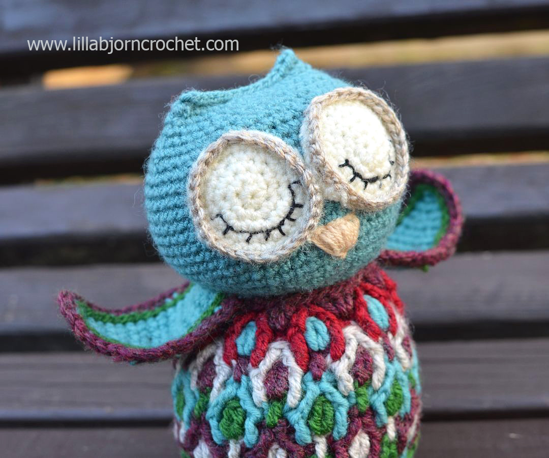 Dancing Owl - ovelrlay crochet pattern by LillaBjornCrochet
