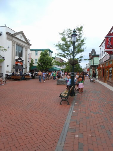 The Washington Street Mall in Cape May New Jersey