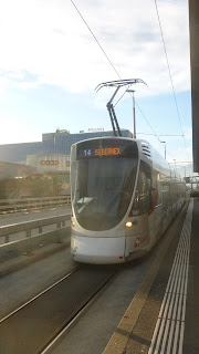 Le tram en direction de Bernex
