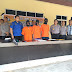 Satreskrim Polres Rohil Gelar Press Release Pengungkapan Tindak Pidana Karlahut.