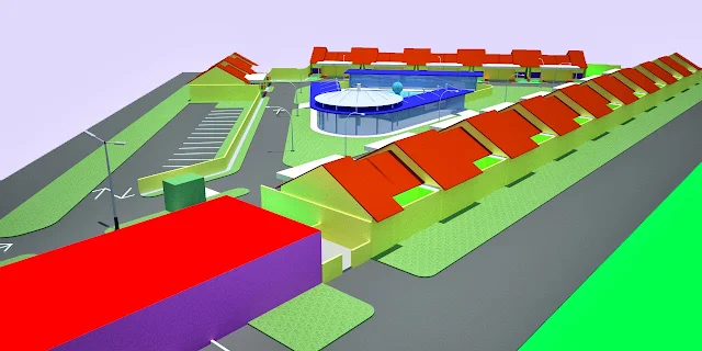 Site Plan 3D Town House