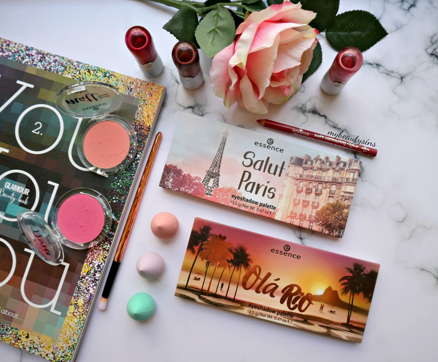 My Beauty Sins Essence Cosmetics Salut Paris & Ola Rio Review EN