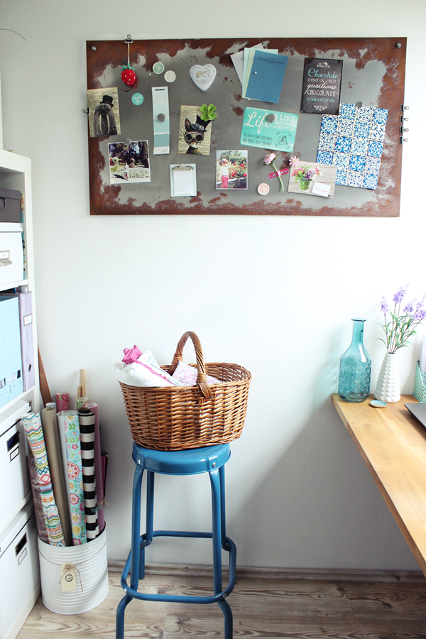 Diy Magnet Tafel Im Rostlook
