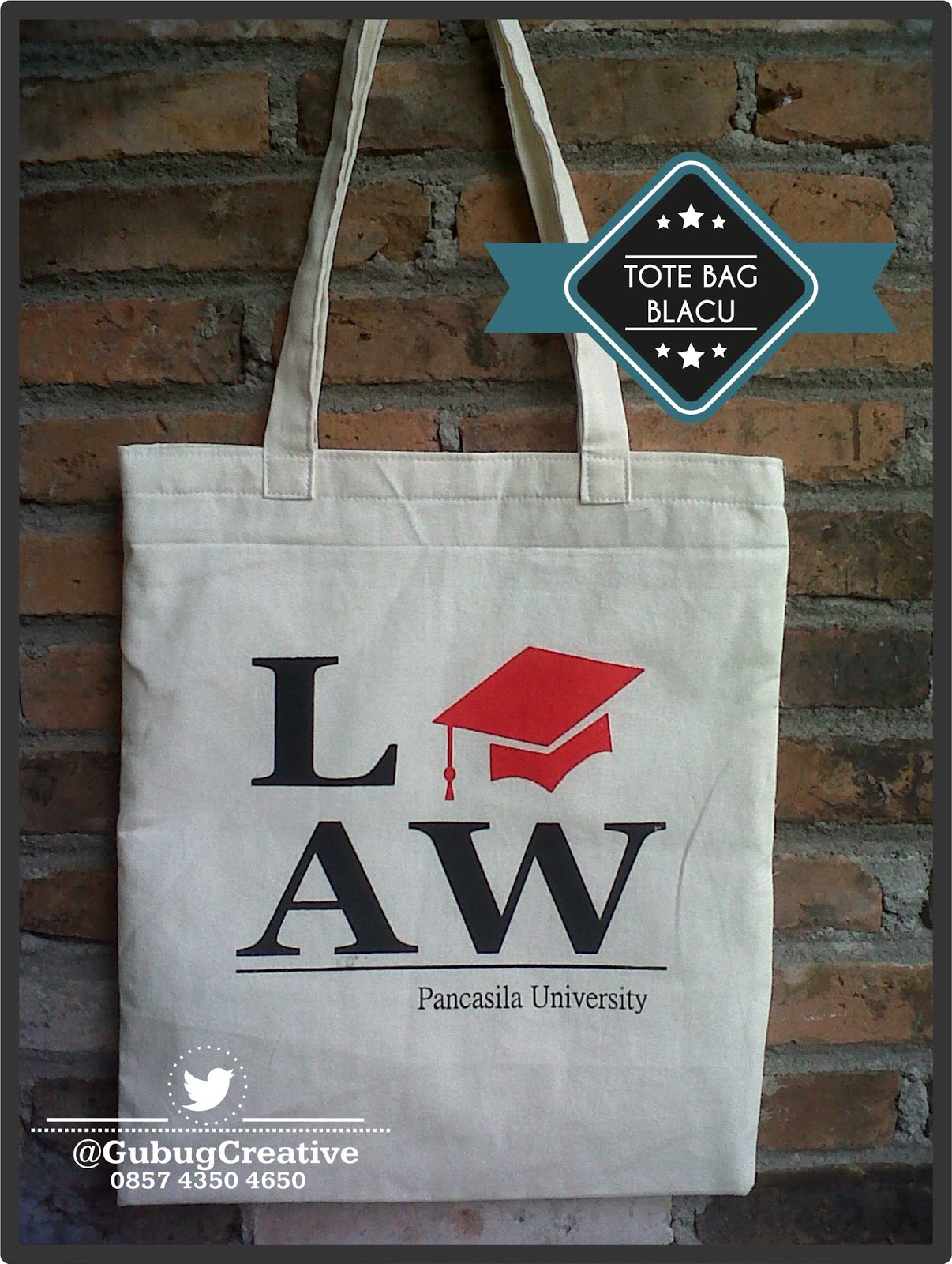 Sentra Tote Bag Indonesia: Jual Tas Tote Bag Murah di Sidoarjo