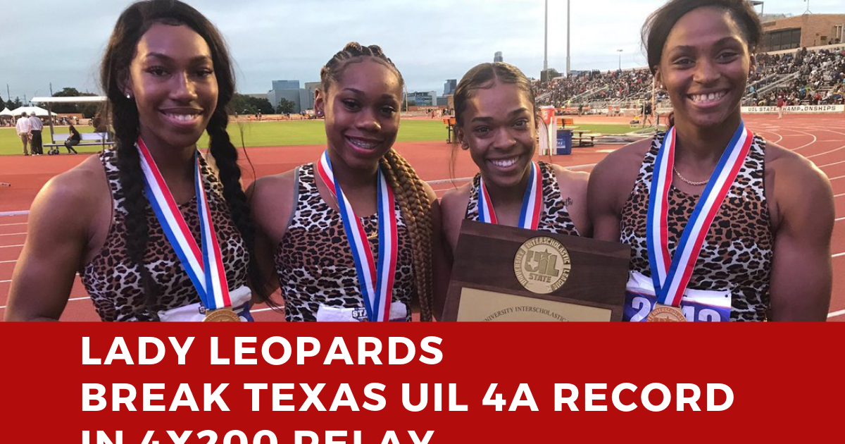 LibertyEylau's Lady Leopards set UIL 4A record in 4x200 meter team relay
