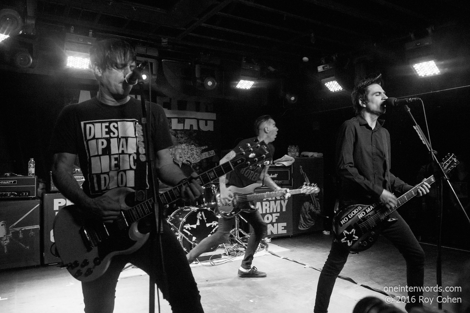 one in ten words AntiFlag at Velvet Underground Concert Pictures