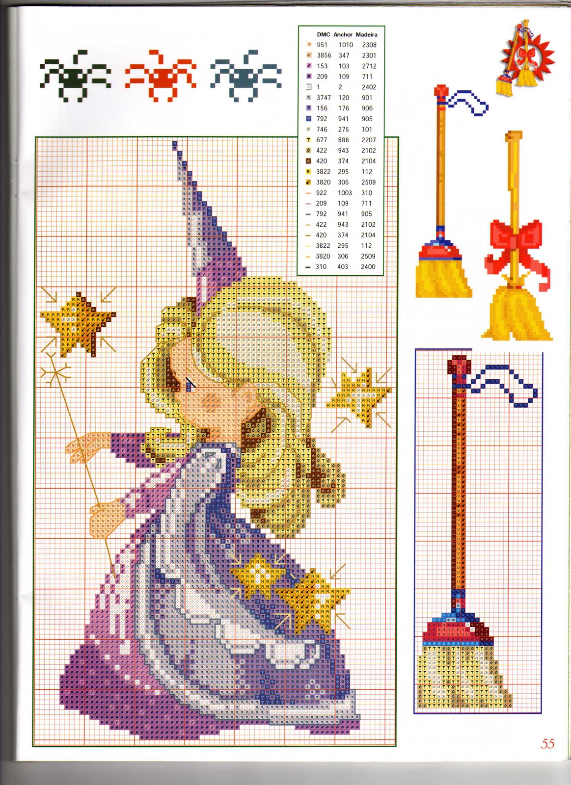 halloween punto croce