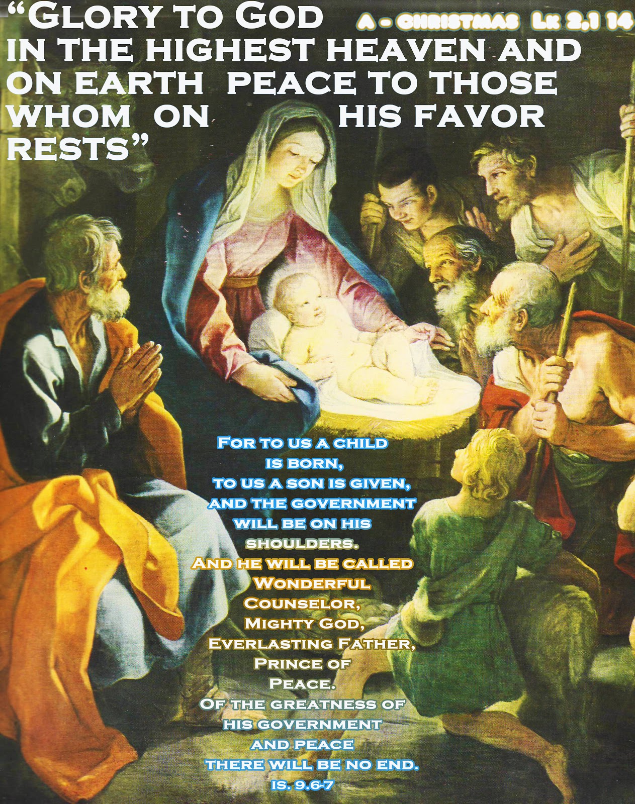 THE WORD OF THE LORD - GOSPEL YEAR A : A - CHRISTMAS