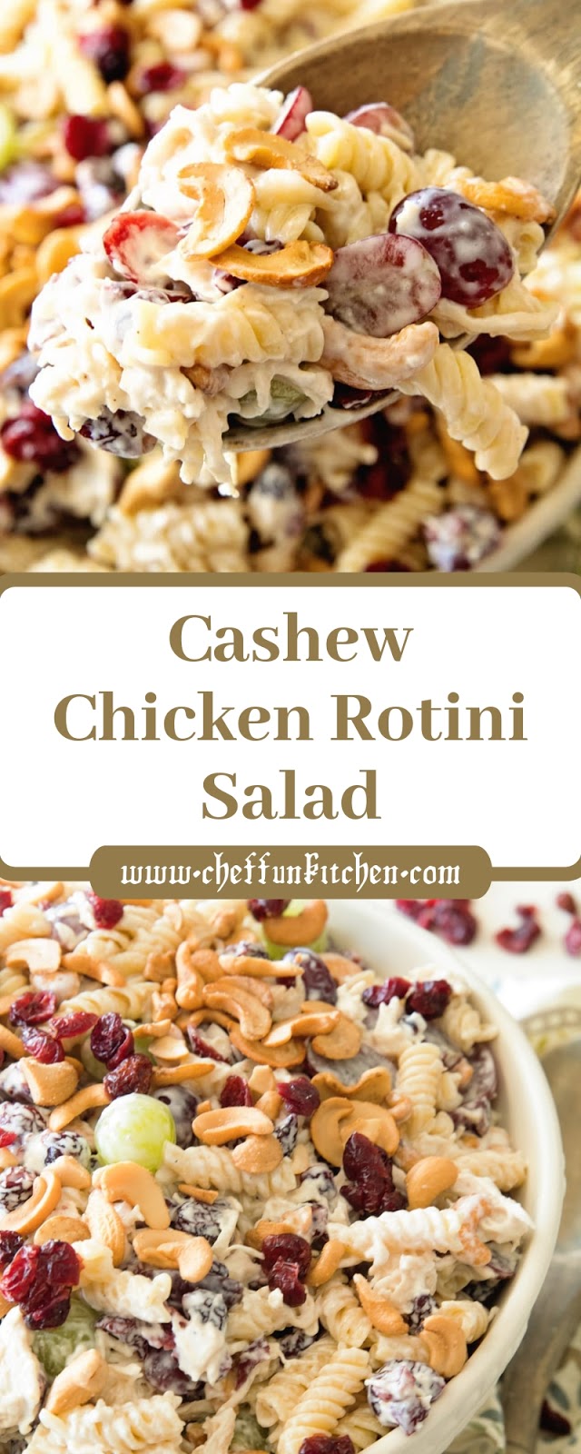 Cashew Chicken Rotini Salad Cashew Chicken Rotini Salad