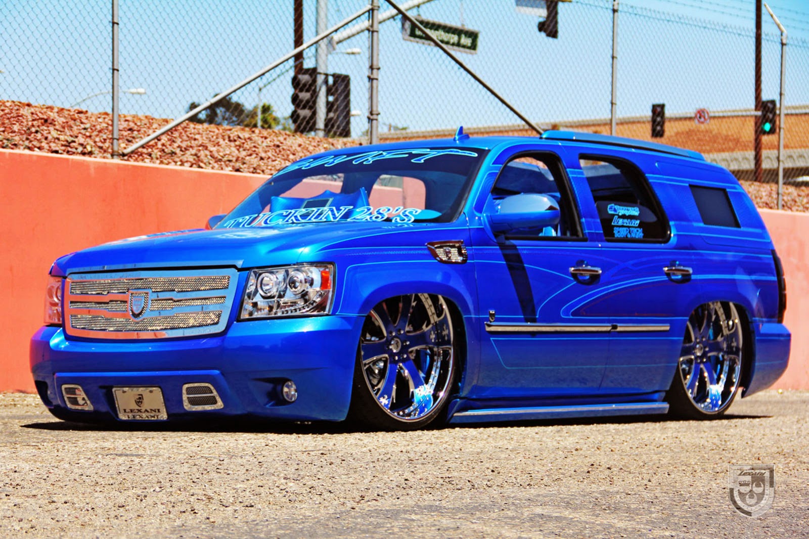 The Blue 2010 Chevrolet Tahoe On LT-704 By Lexani Wheels | SUPERCARS SHOW