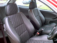 MG ZR Half Leather Matrix Seats