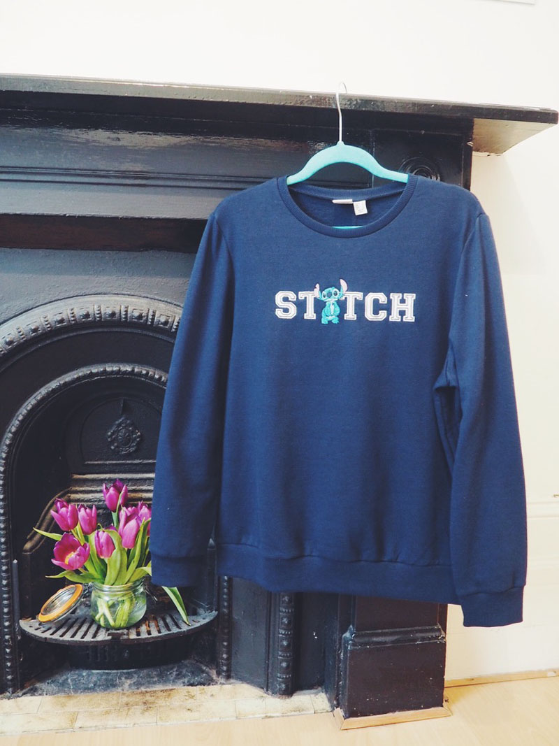 stitch t shirt primark