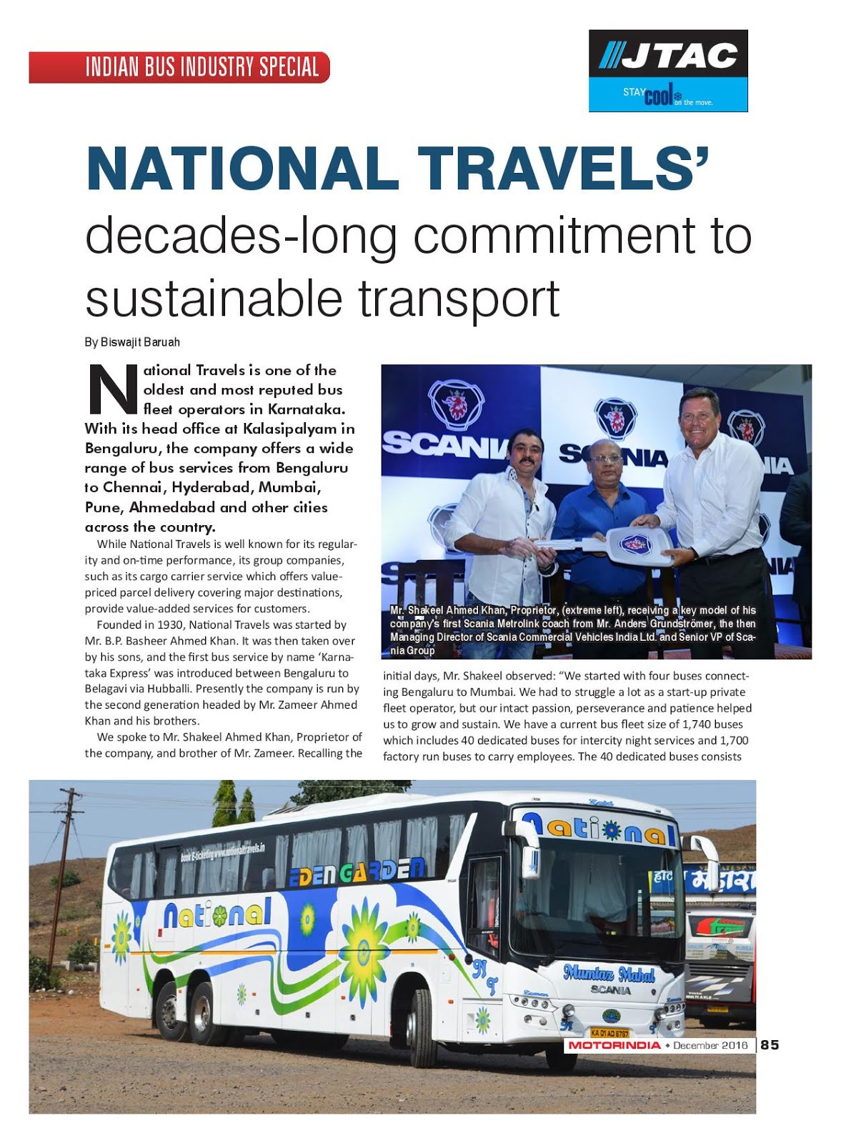 MOTOR INDIA ARTICLE 9 : NATIONAL TRAVELS