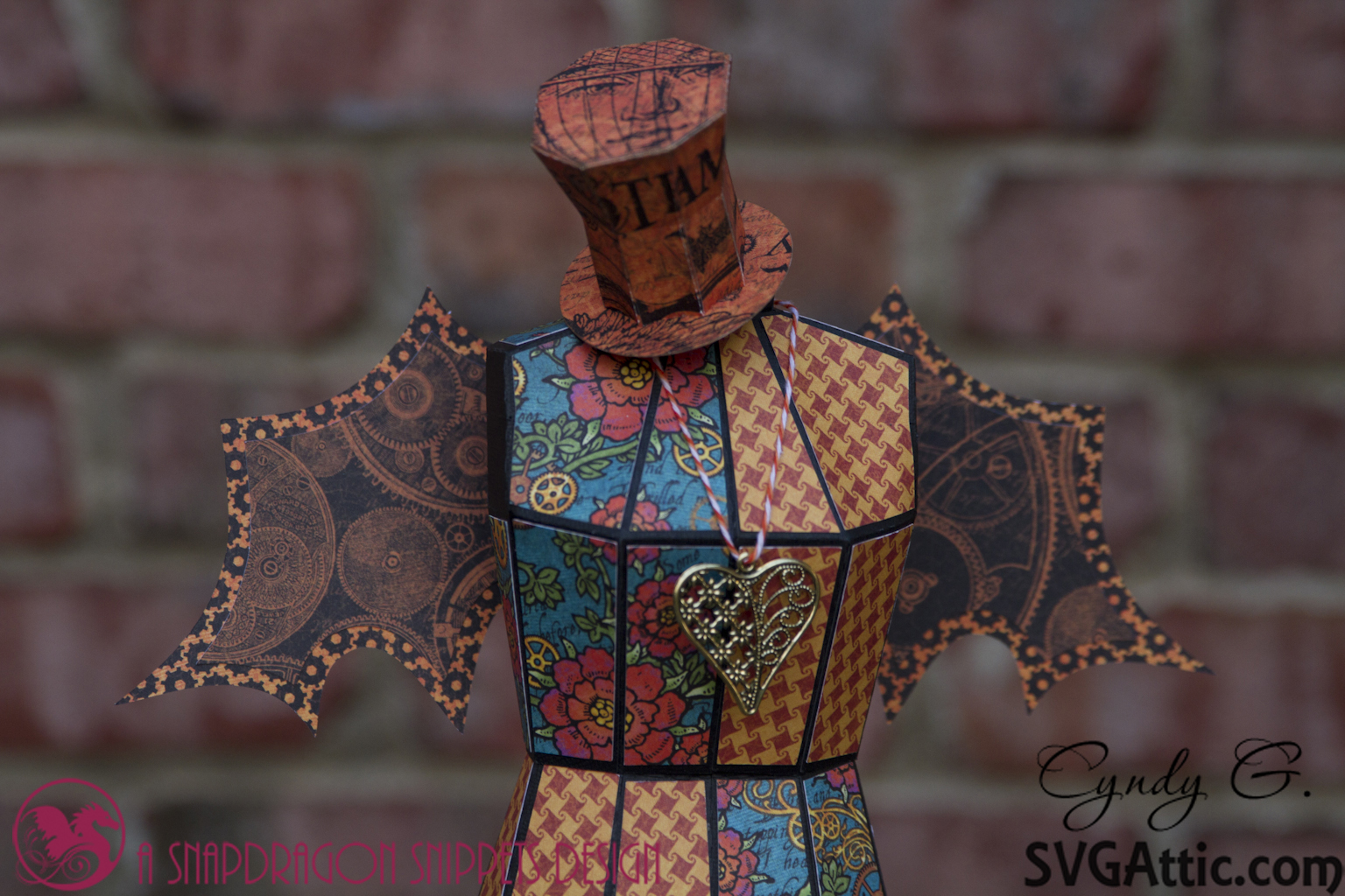 SVG Attic Blog Steampunk Dressform with Cyndy G.