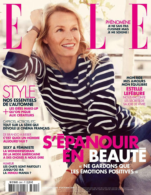 Actress, Model @ Estelle Lefébure by David Burton for Elle France, October 2015 