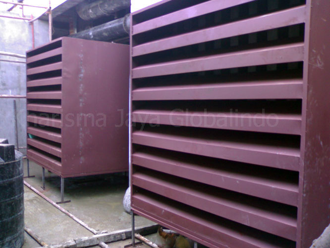 Sound Attenuator Genset Intake dan Discharge Sound Attenuator Intake