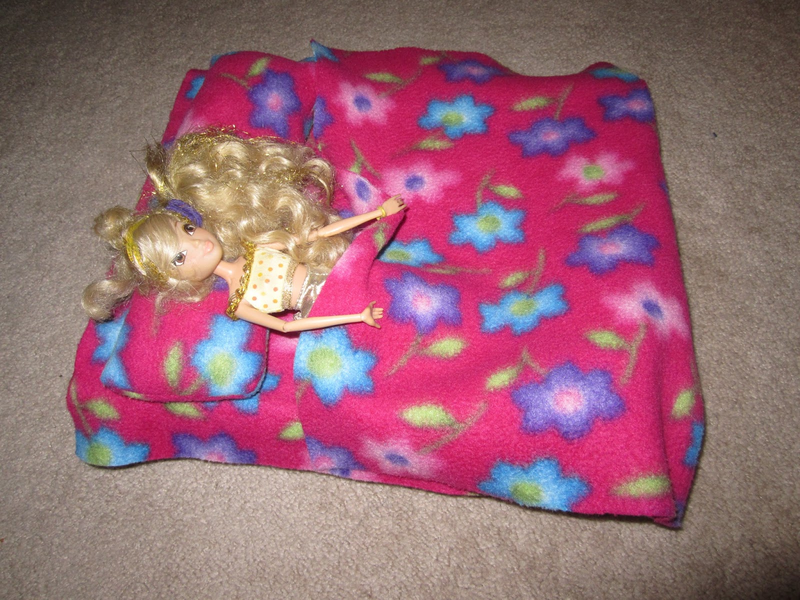 The Colors of my World Home made Barbie Beds!