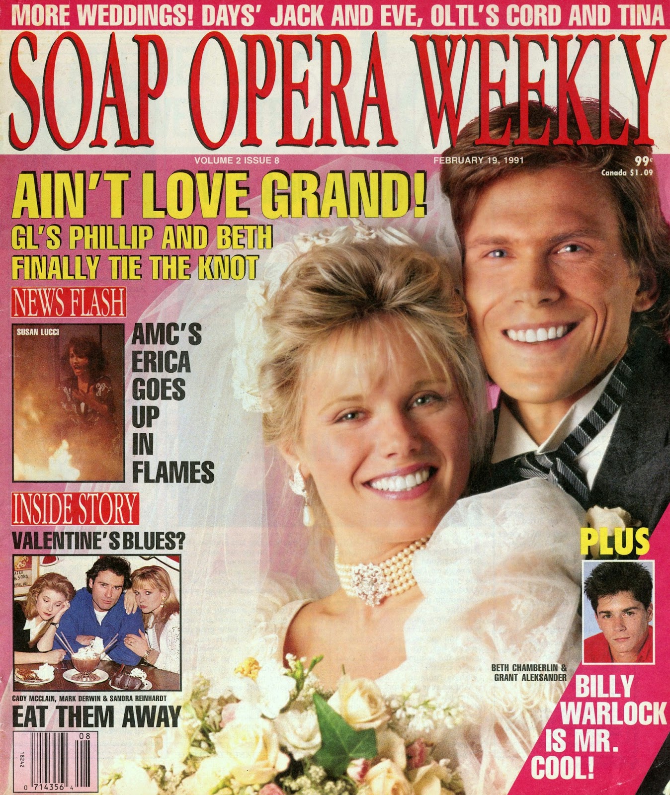 Soap Opera Weekly CoverFebruary 19, 1991