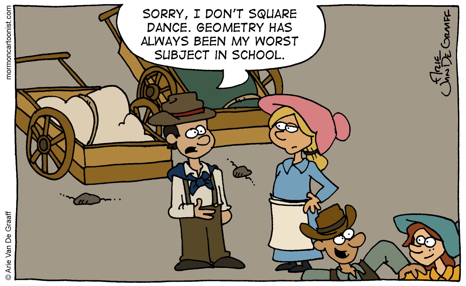 Ward Cartoonist: Square Dancing