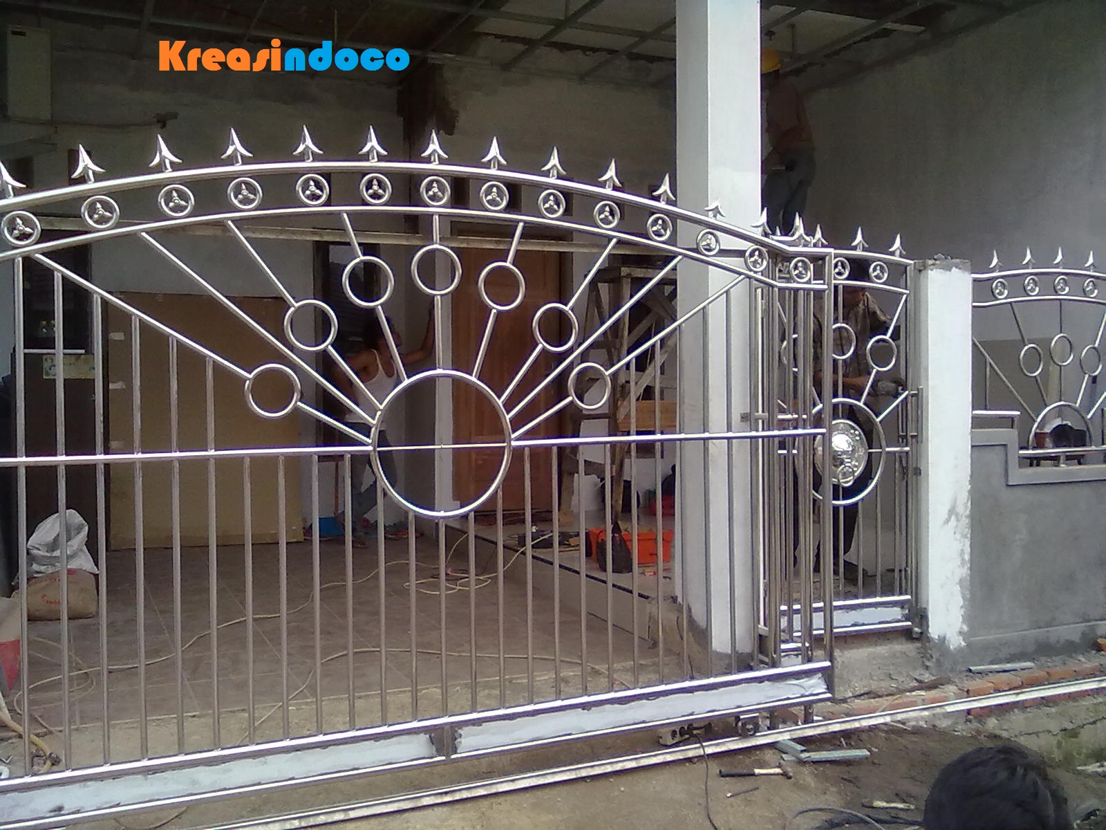 Inspirasi 48+ Model Pagar Stenlis Lipat