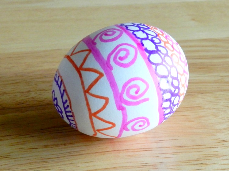 Hand Drawn Marker Easter Egg Designs: Grow Creative