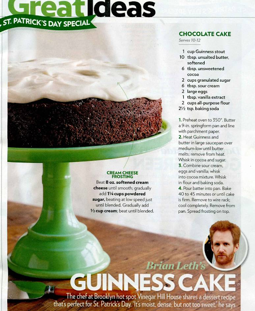 Dying for Chocolate Chocolate Guinness Cake for St. Patrick's Day