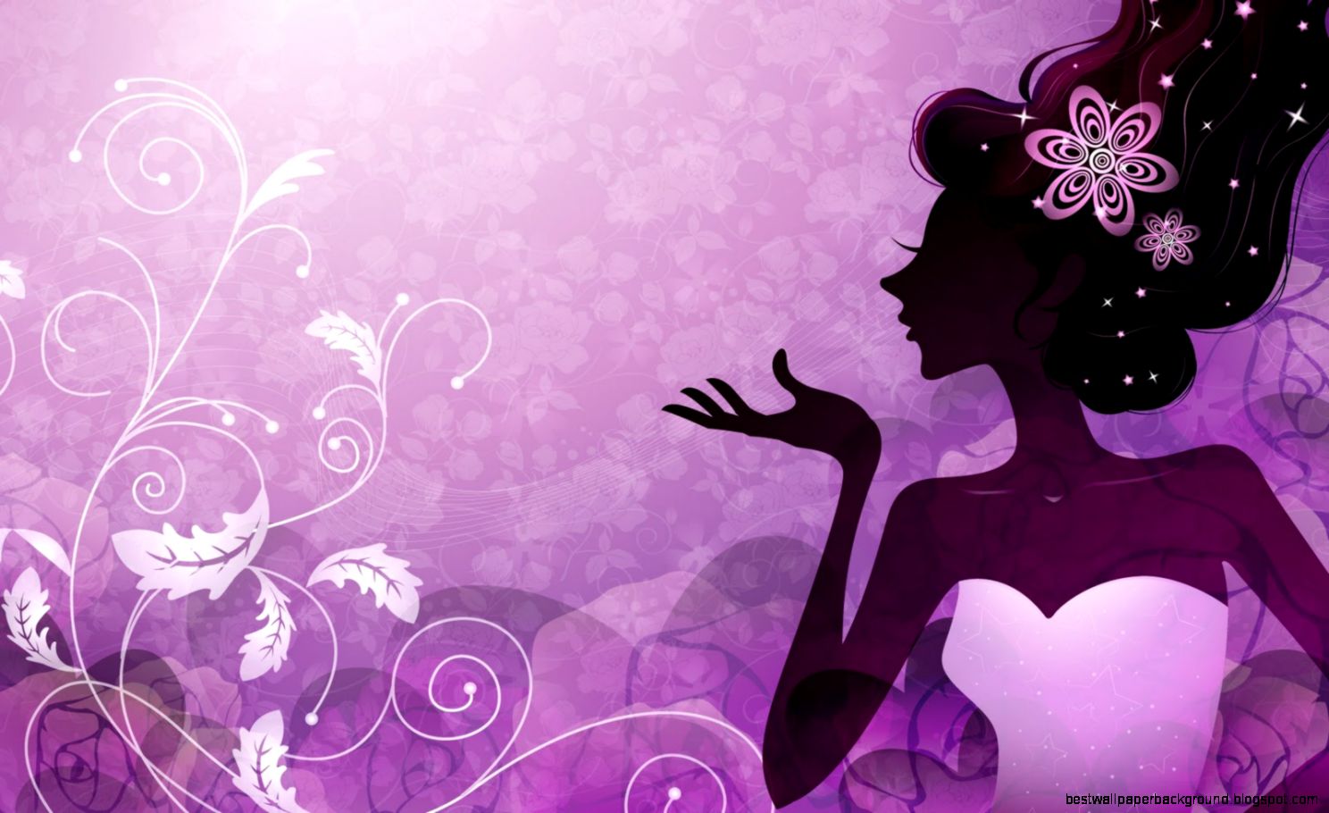 Purple Desktop Background Beauty