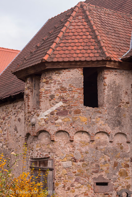 Fortifications de Bergheim (Alsace). Enceinte intérieure du XIVe s.