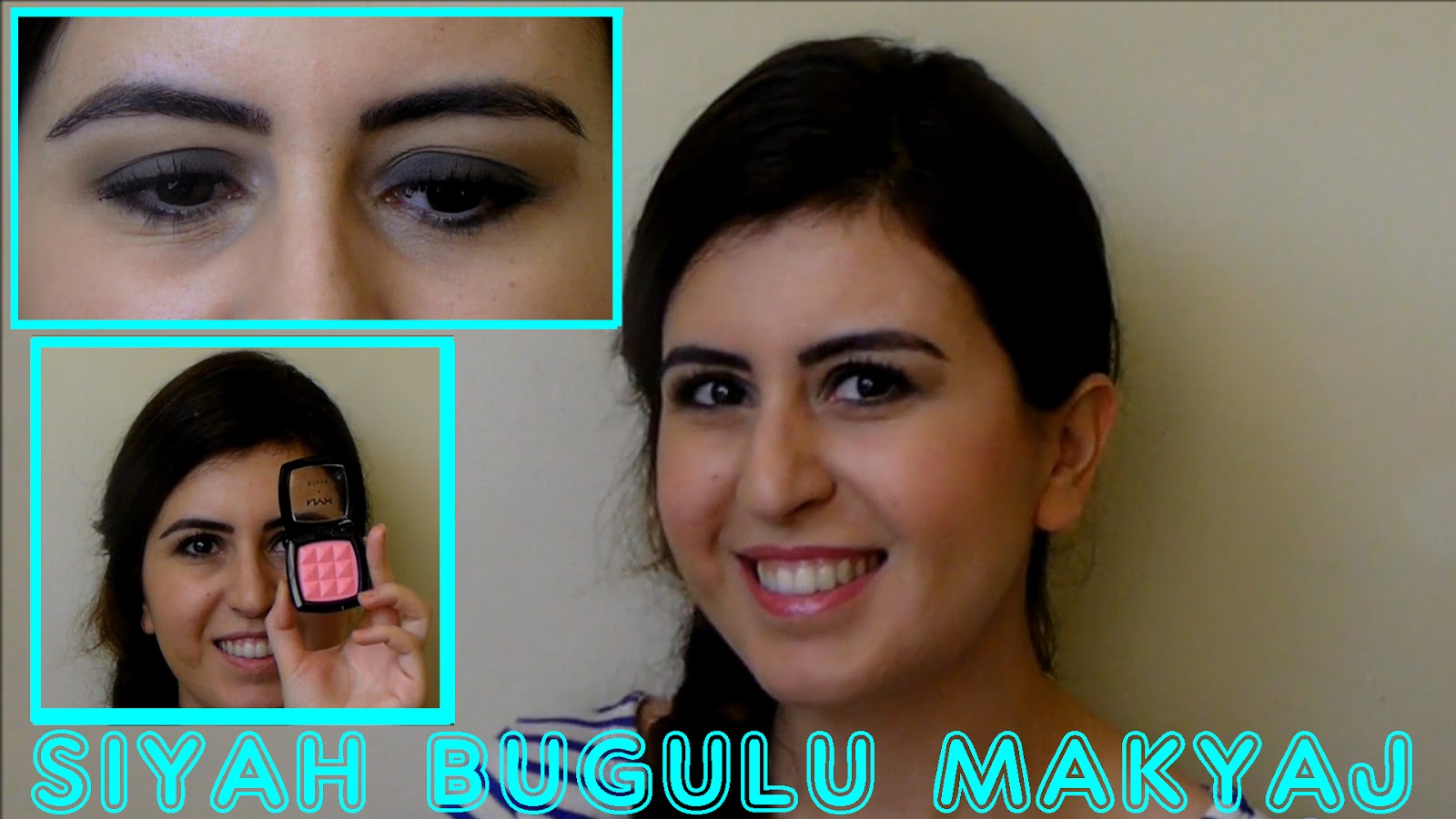 Deniz Shares Black Smokey Eye Look Siyah Buğulu Makyaj