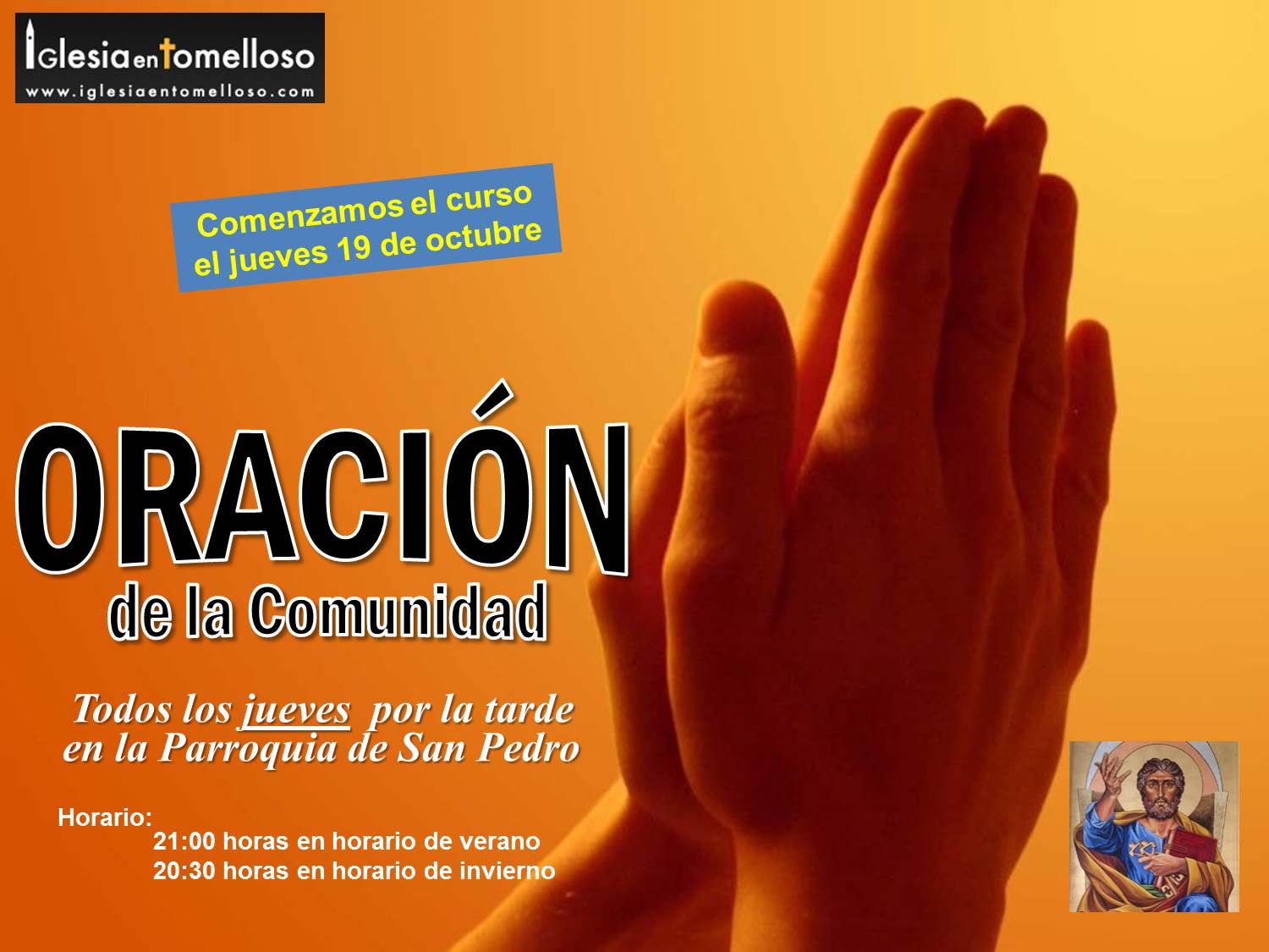 ORACION COMUNITARIA PARROQUIA DE SAN PEDRO LA ORACIÓN