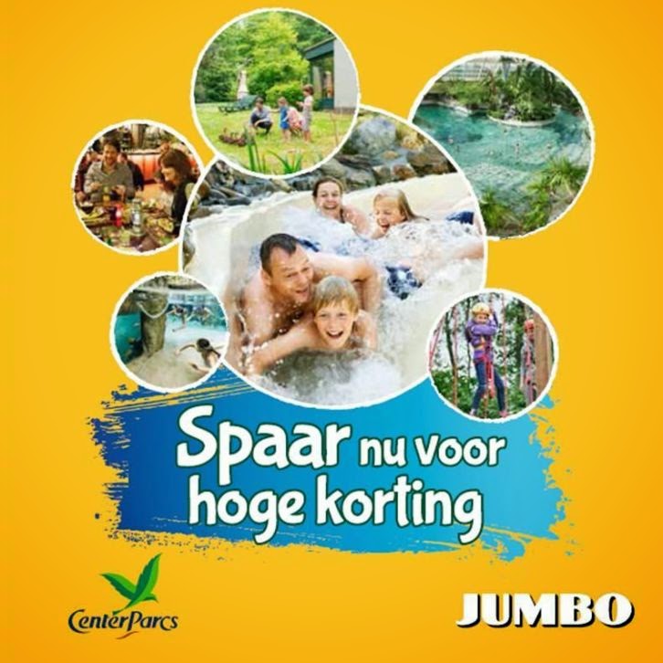 www.centerparcs.nl jumbo actie