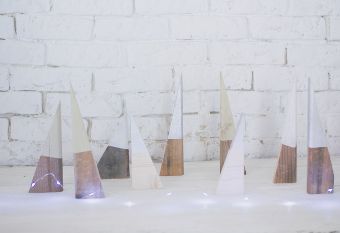 Árboles de madera diy