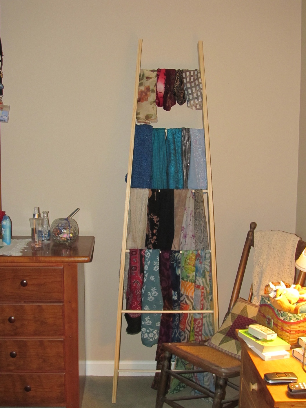 Calla Lily Studio Blog Scarf Ladder