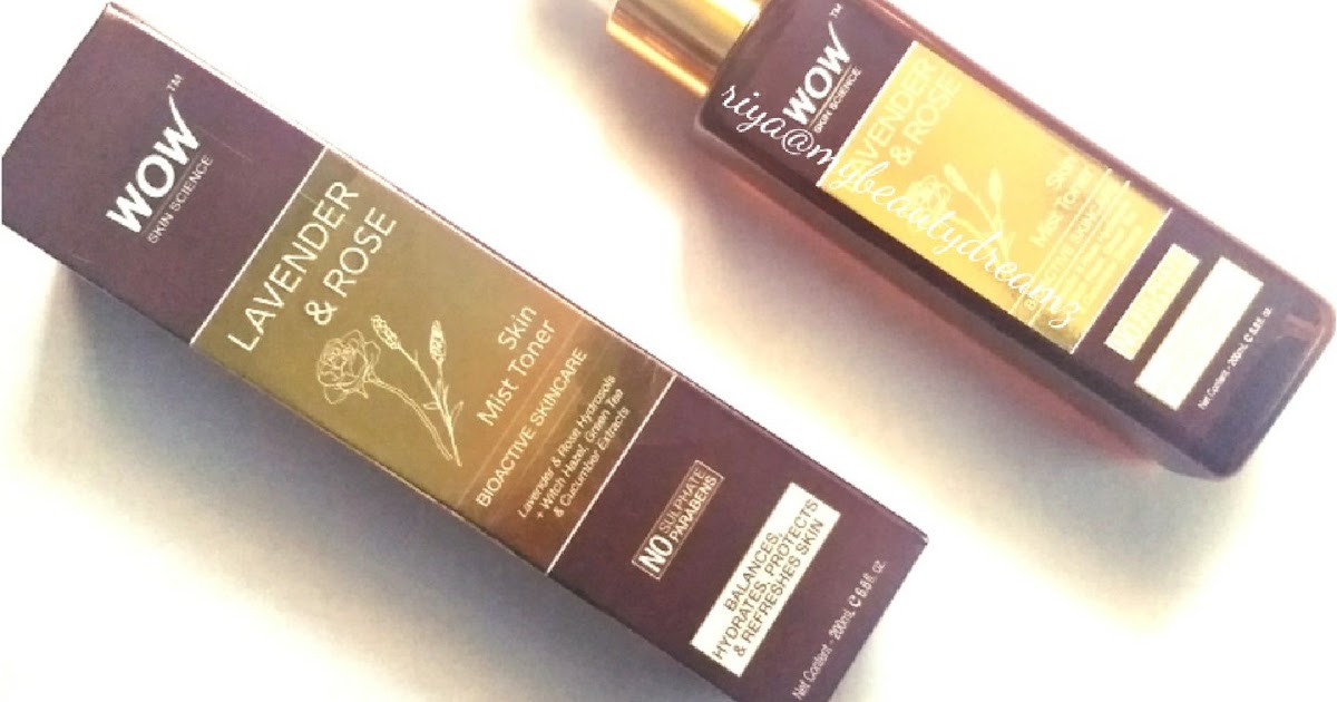 wow lavender & rose mist toner