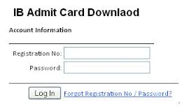 Intelligence Bureau (IB) ACIO Admit Card 2013 | mha.nic.in Download Hall Ticket