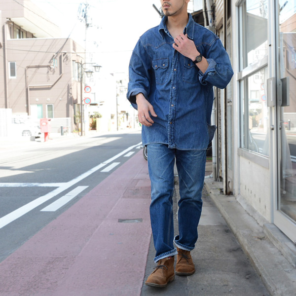 Levi's/リーバイス　デニムウェスタンシャツ　アメカジ　人気　希少　b71