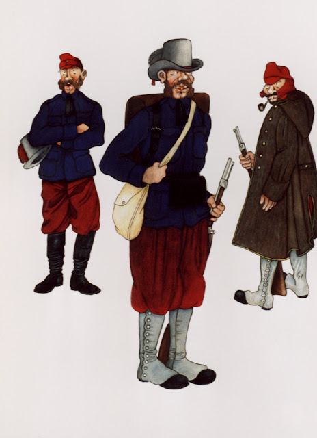 Victorian mercenary uniforms