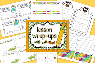 Lesson Wrap-Ups with Exit Slips